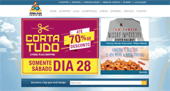 Desktop Screenshot of litoralplazashopping.com.br